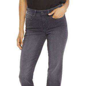 NYDJ Nwot dark grey Marilyn Straight Jean
